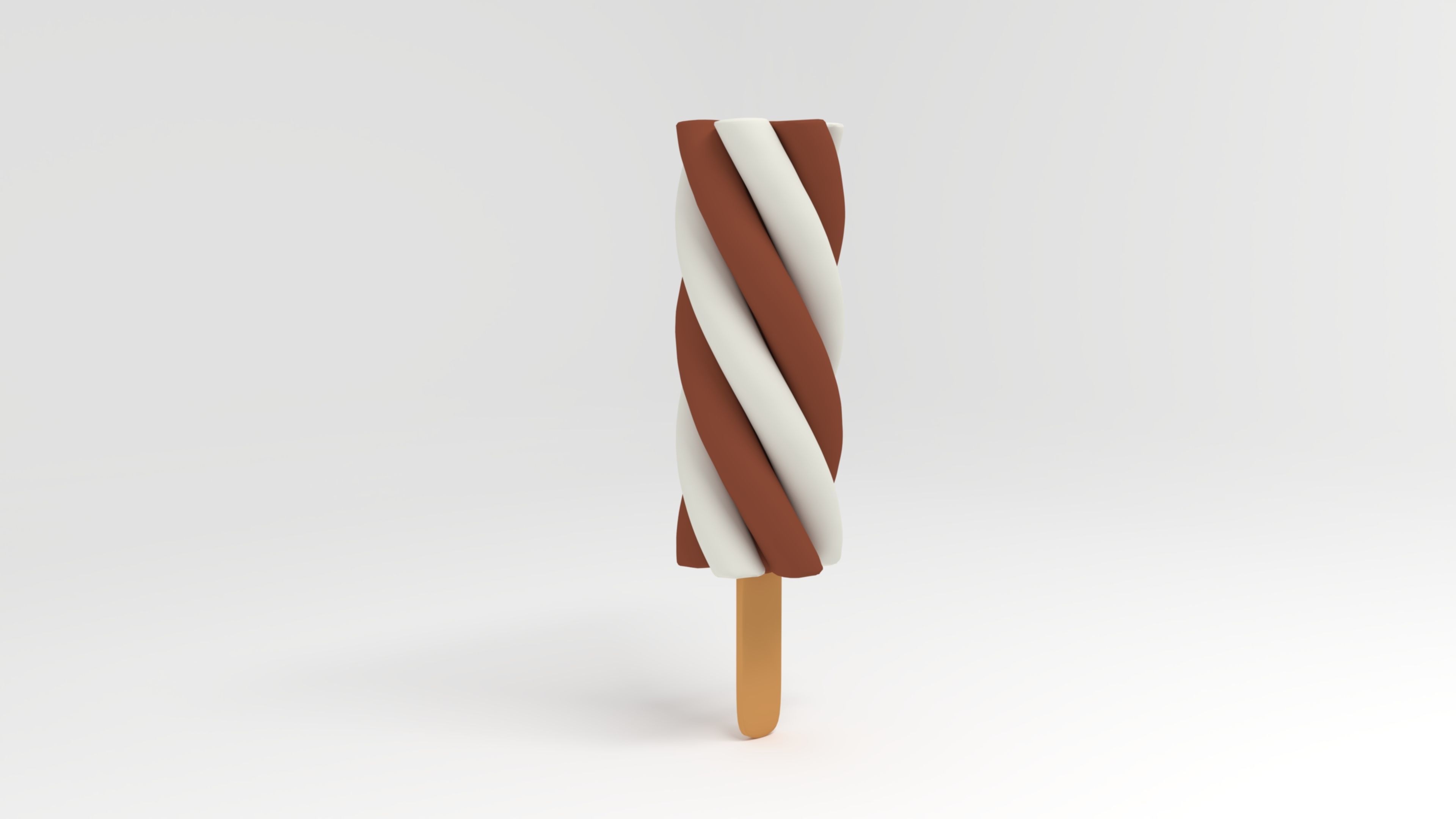 Ice Cream Summer Icon 3D model_4