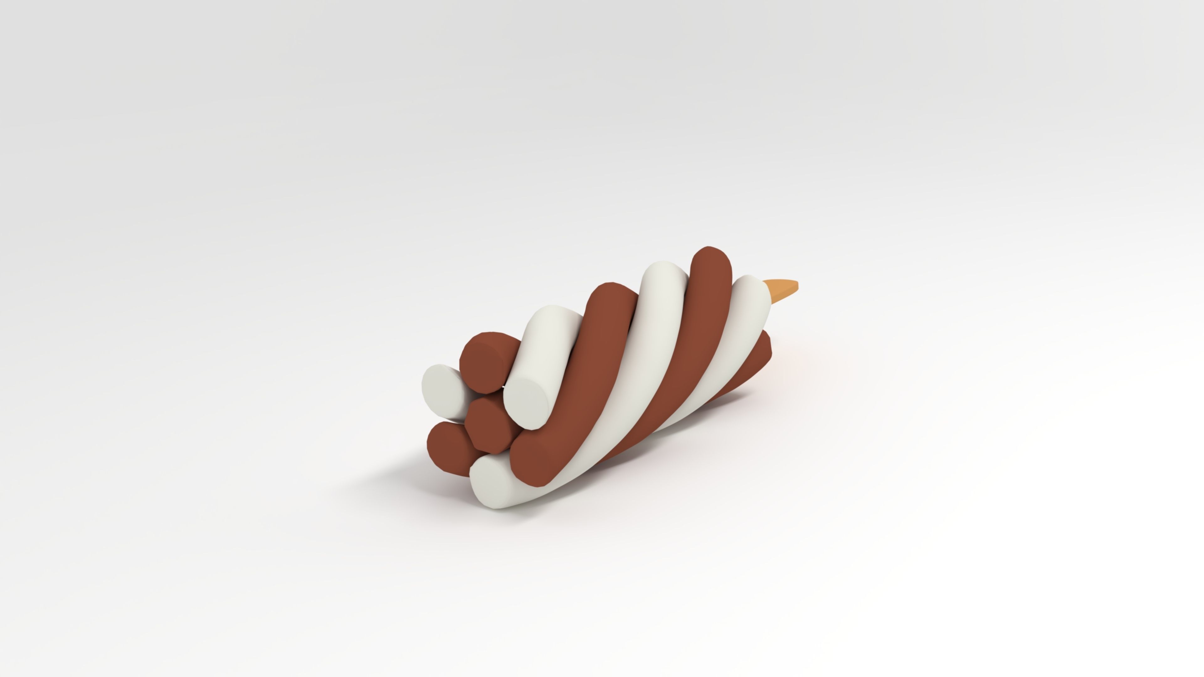 Ice Cream Summer Icon 3D model_3
