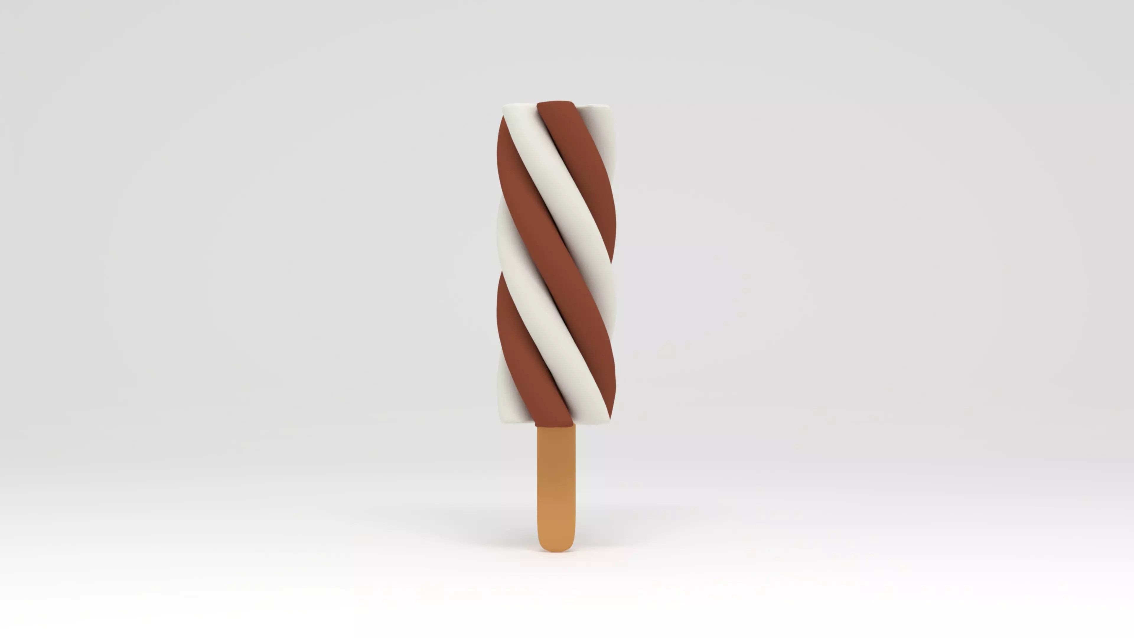 Ice Cream Summer Icon 3D model_0