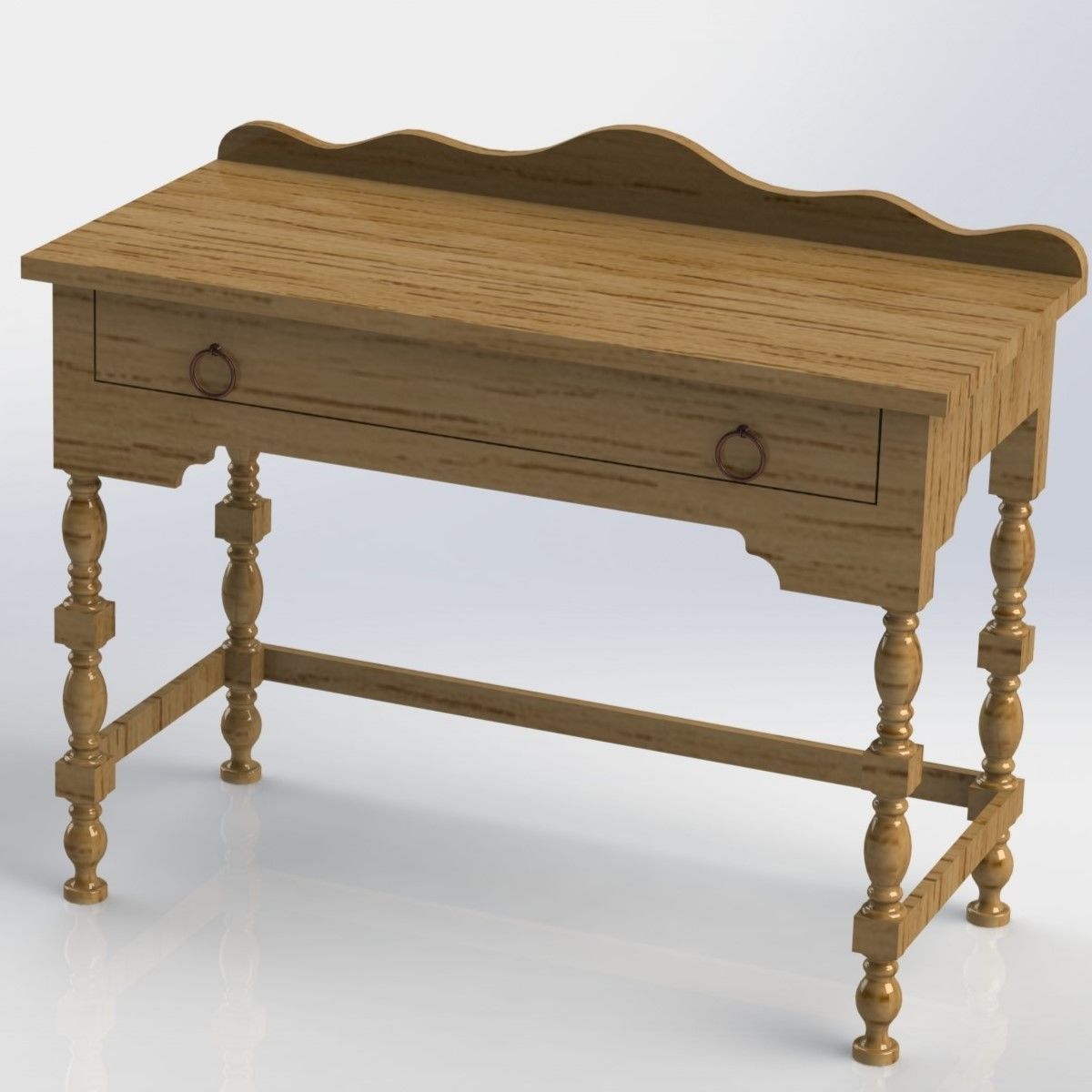 desk furniture 3D print model_1