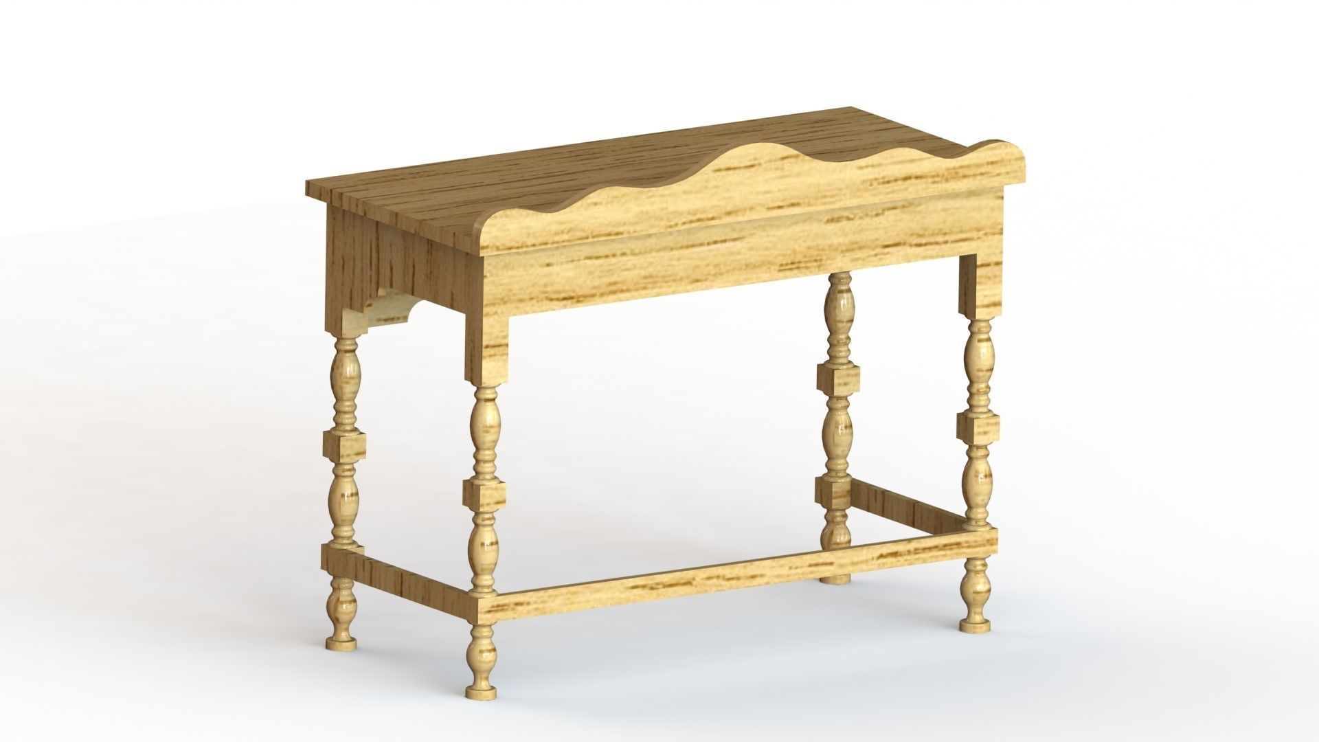 desk furniture 3D print model_2