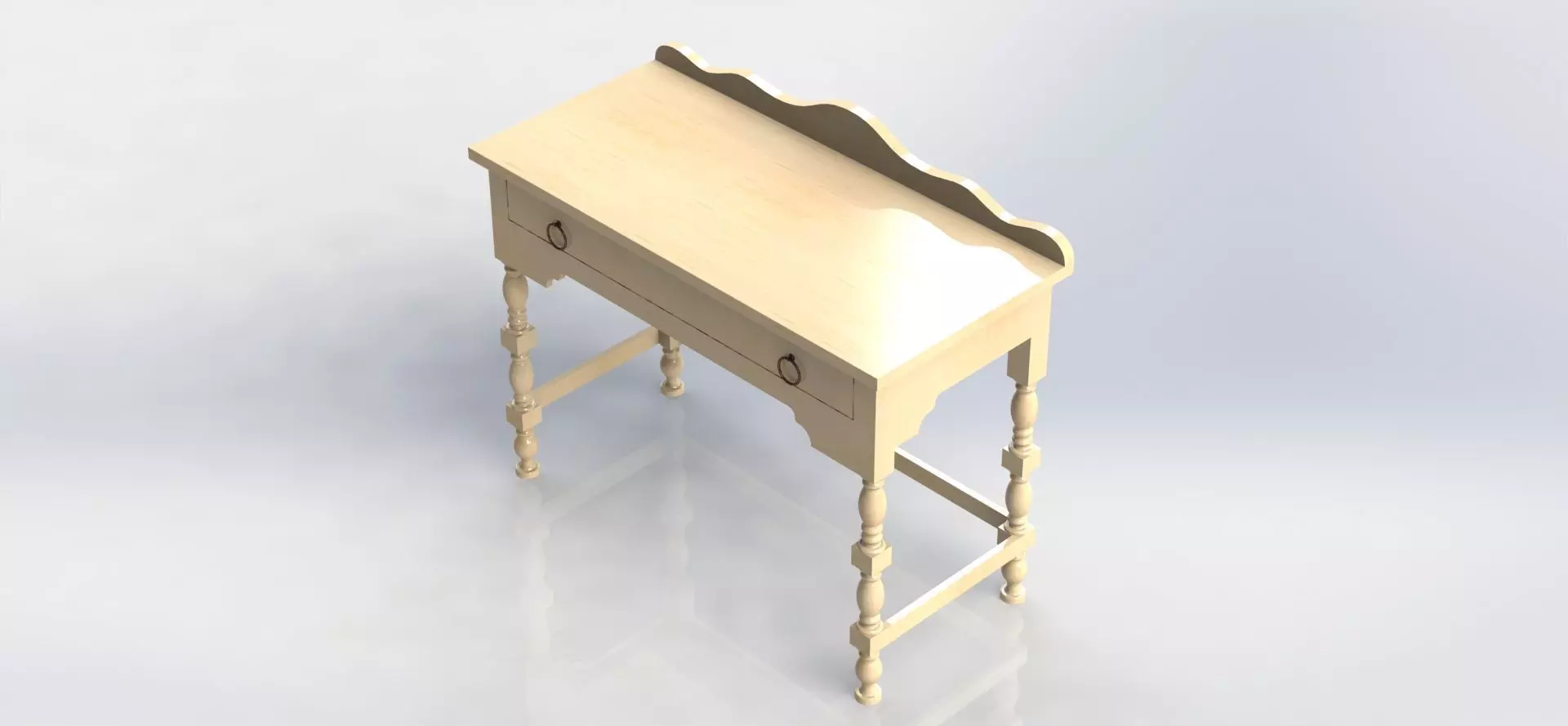 desk furniture 3D print model_0