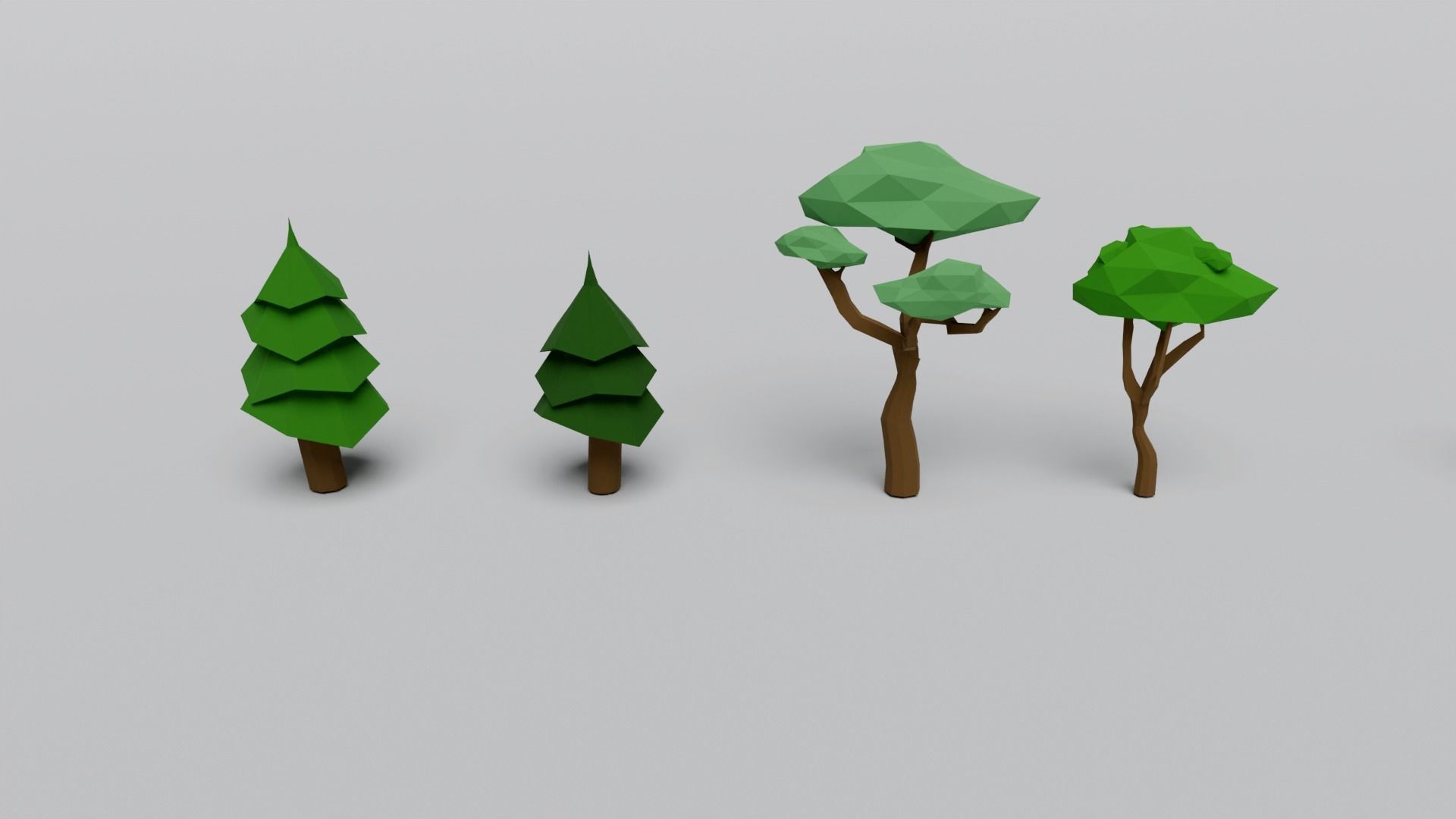 Jungle Low-Poly 3D Model Pack 3D model_4