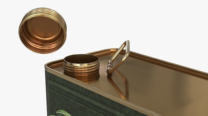 Olive Oil Can Collection 3D Model Pack 7