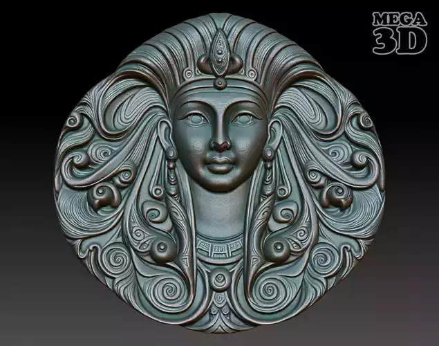 Egypt Goddess basrelief 09 240725