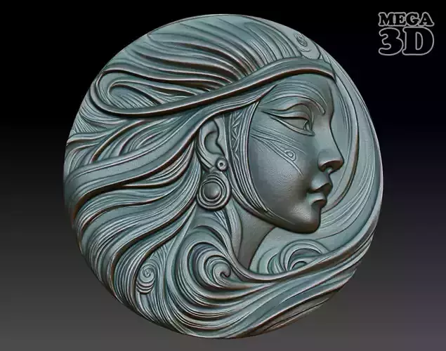 Egypt Goddess basrelief 02 240725