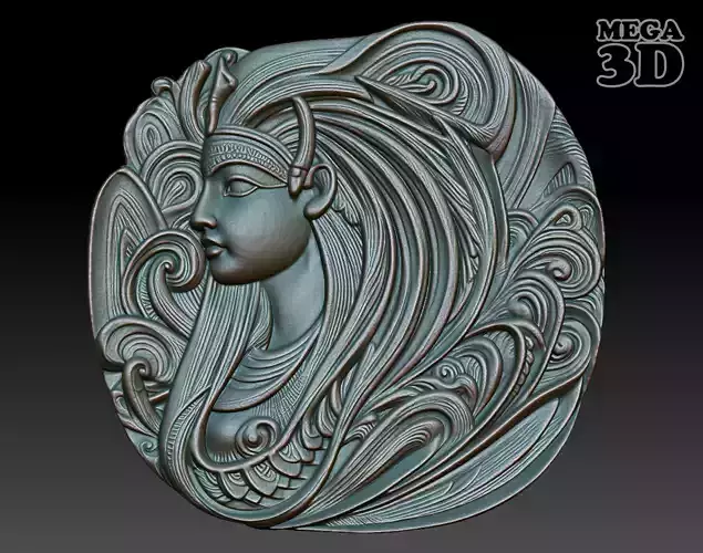 Egypt Goddess basrelief 01 240725