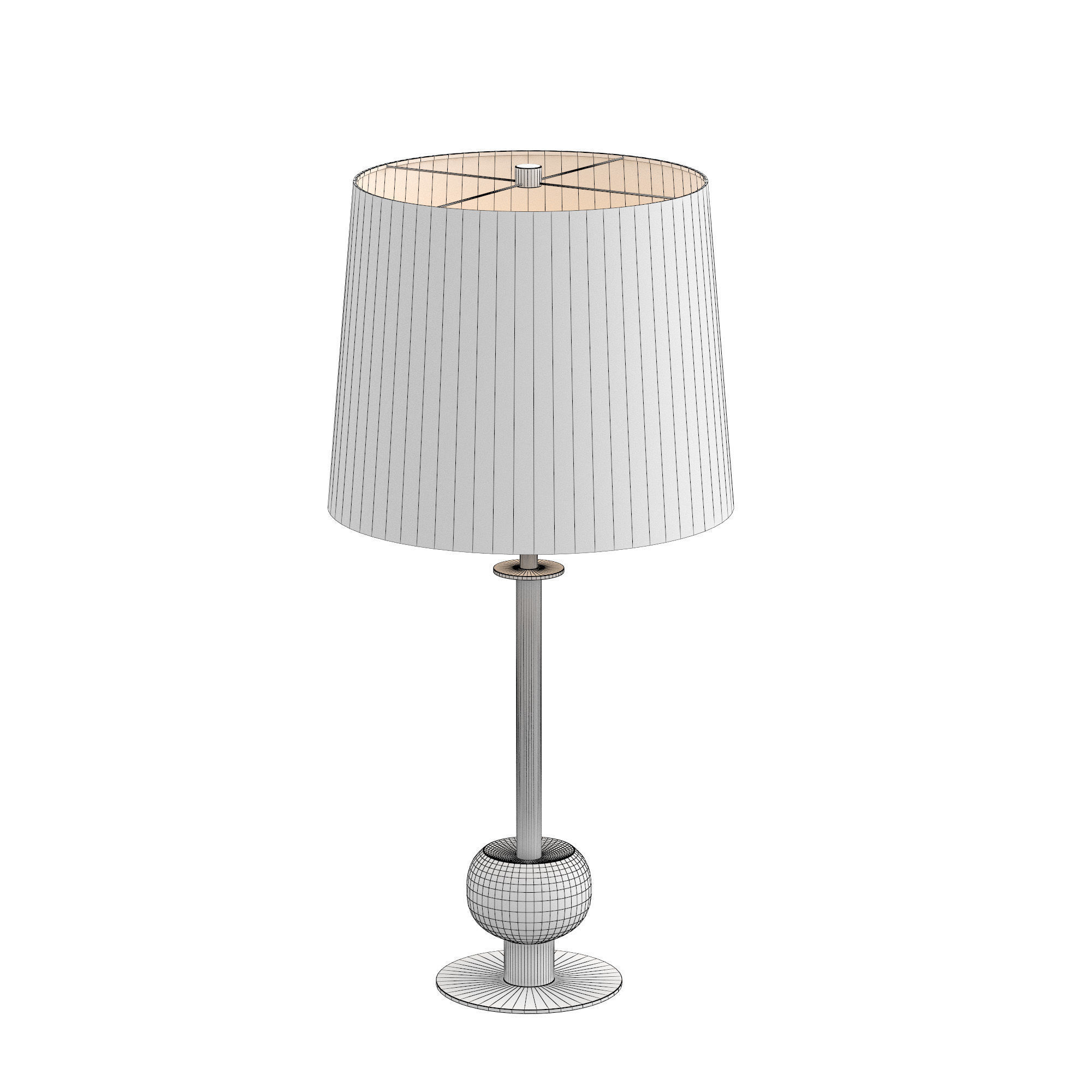 Comtesse Medium Table Lamp 3D model_5