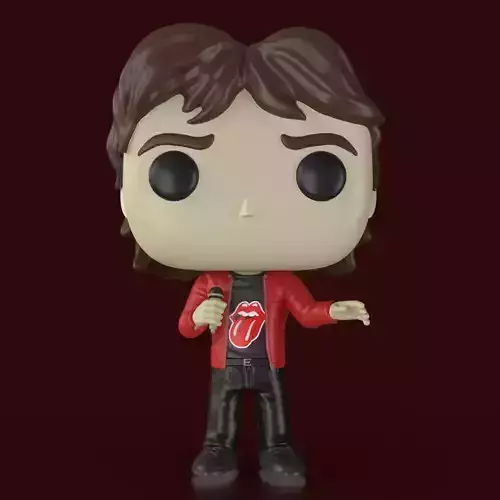 Mick Jagger - The Rolling Stones 3D print model