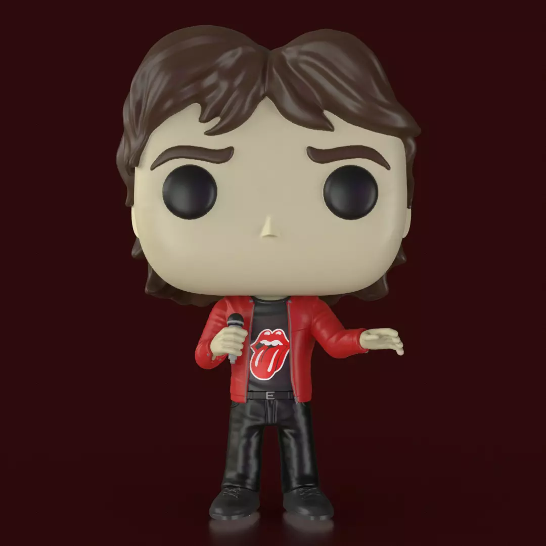 Mick Jagger - The Rolling Stones 3D print model