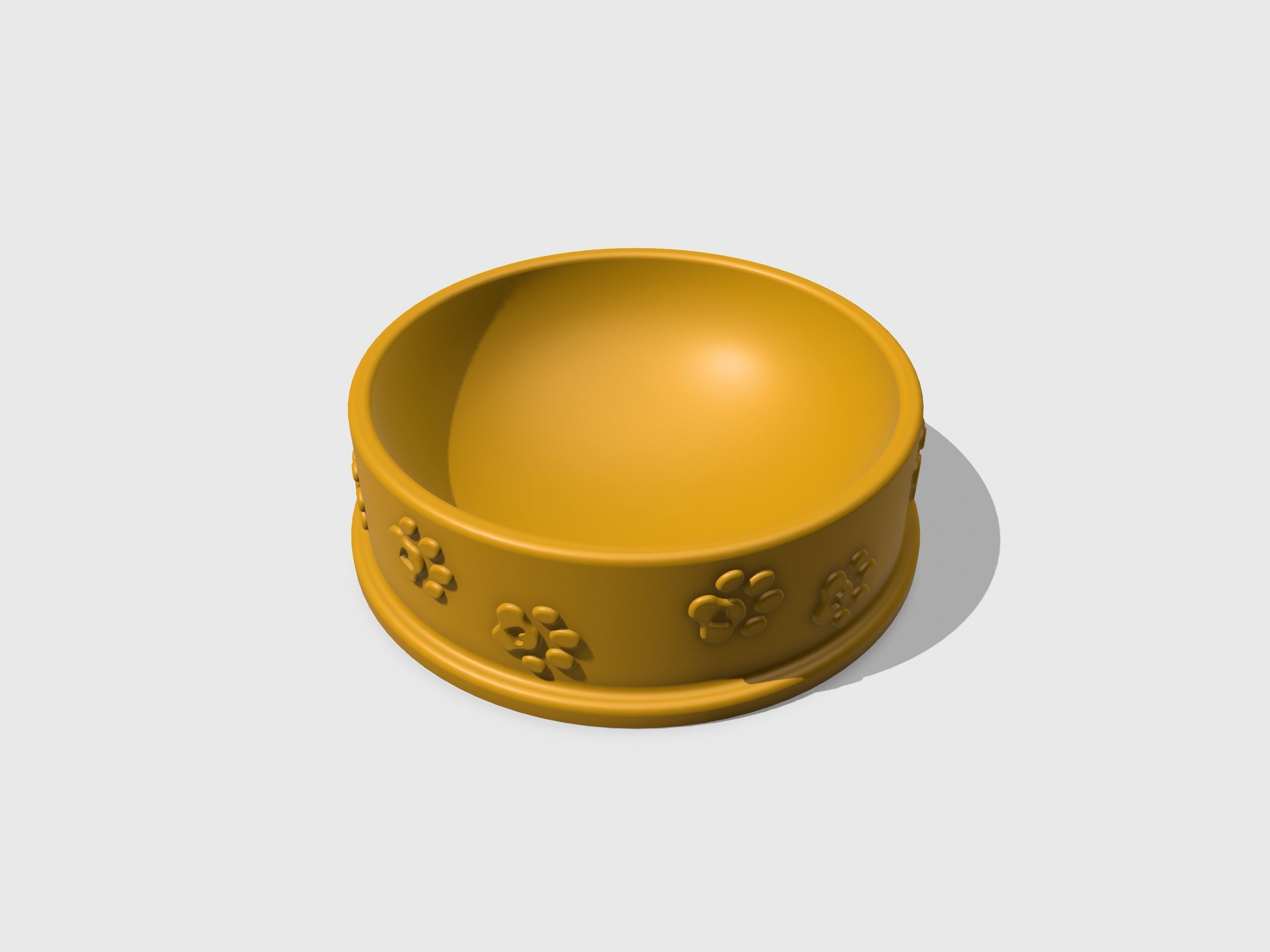 Cat Bowl 3D print model_2
