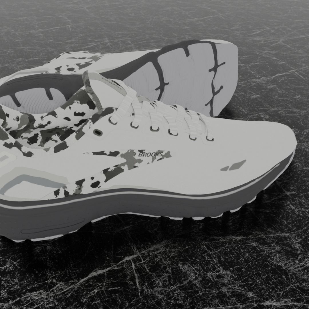 BROOKS GHOST 3D SHOES 3D model_10
