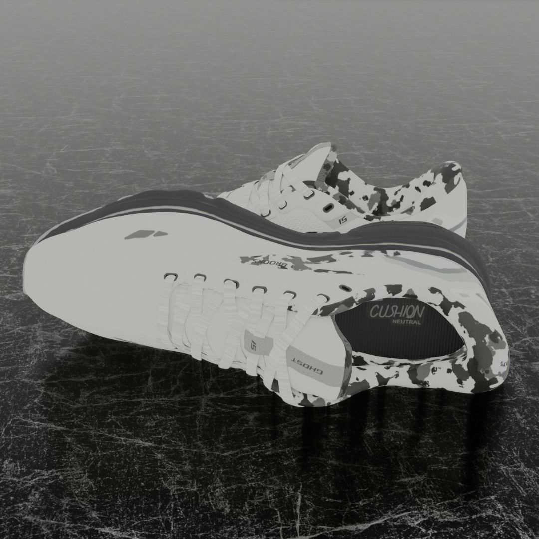 BROOKS GHOST 3D SHOES 3D model_7