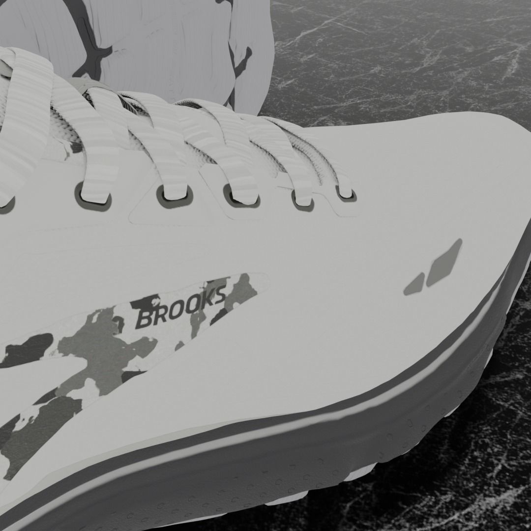 BROOKS GHOST 3D SHOES 3D model_13