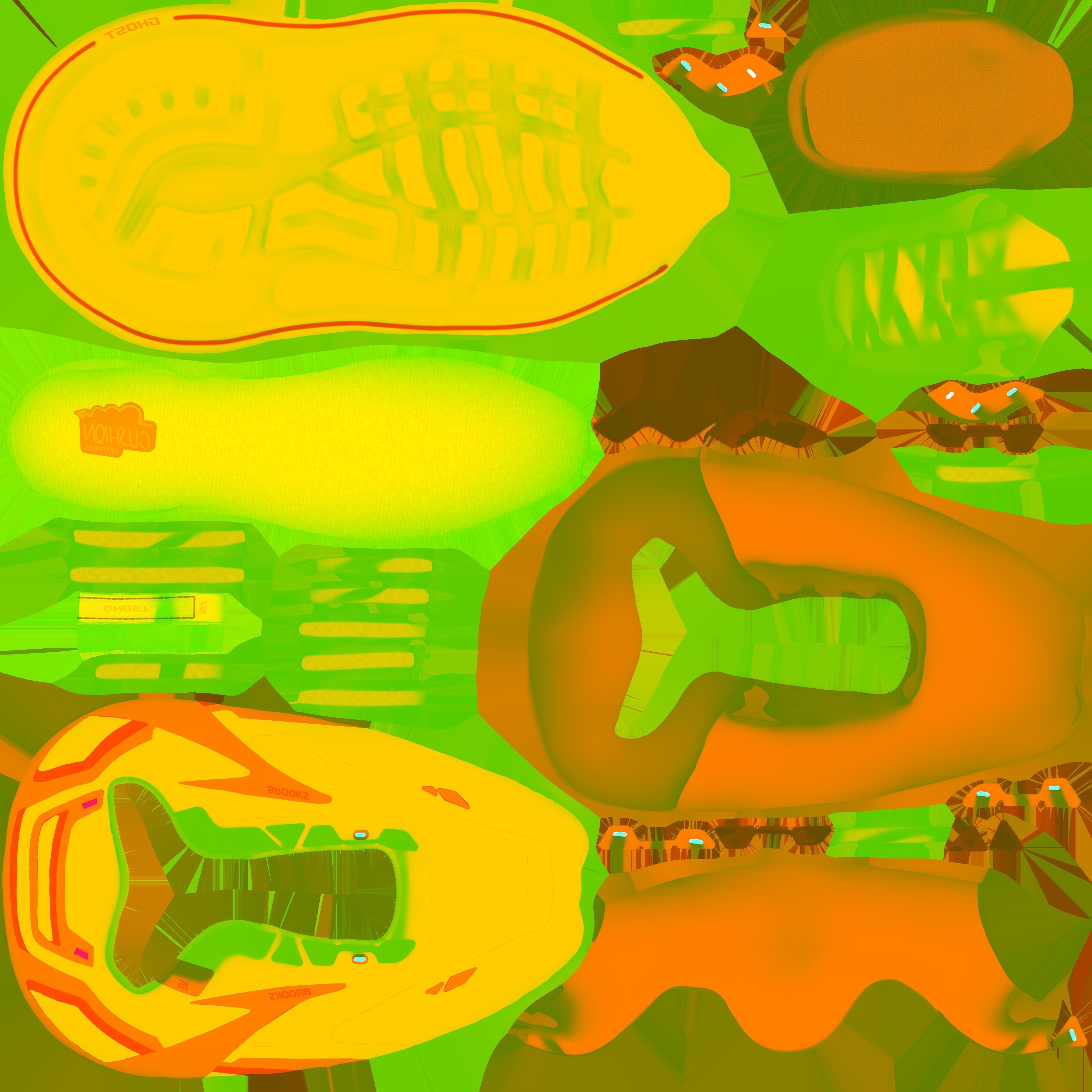 BROOKS GHOST 3D SHOES 3D model_17