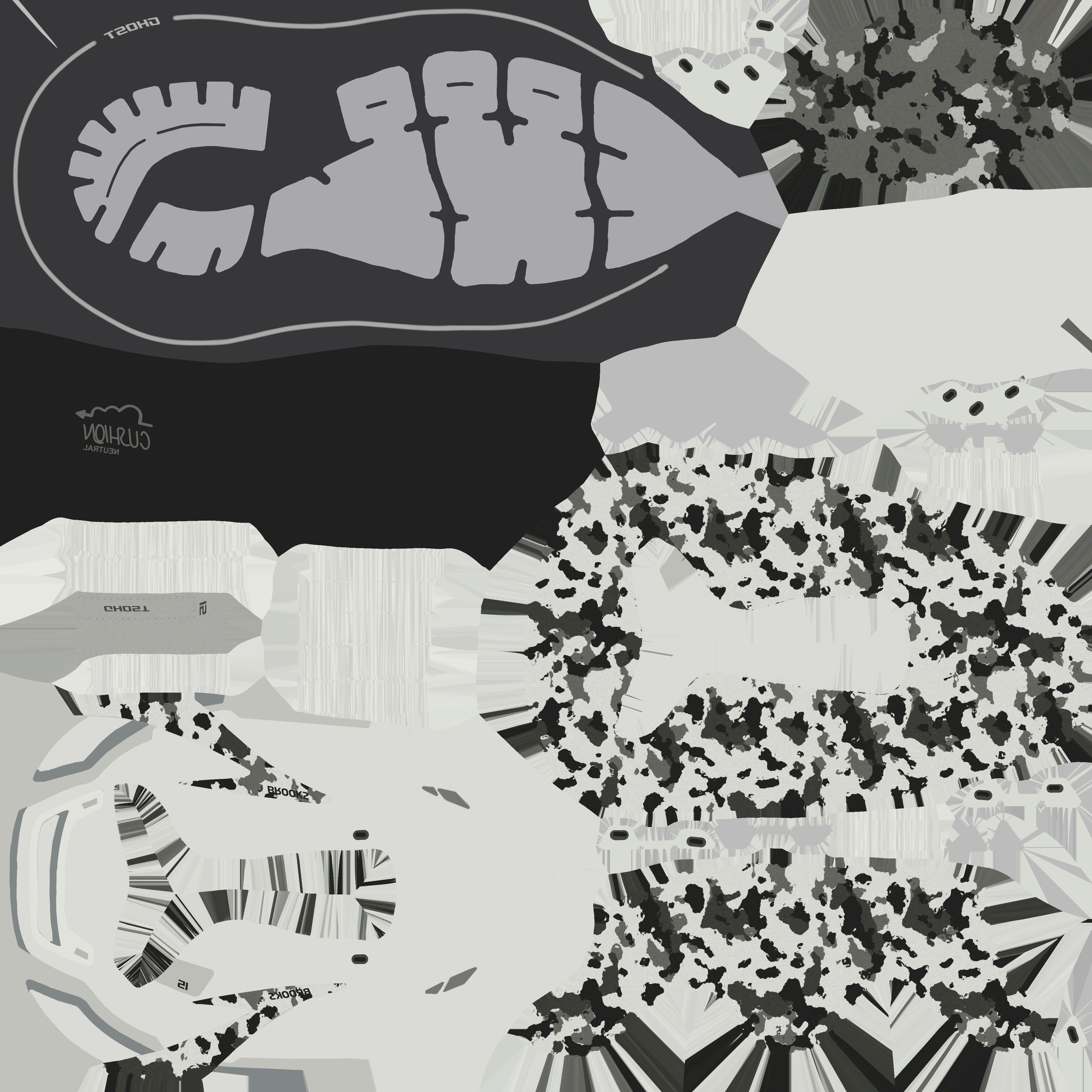 BROOKS GHOST 3D SHOES 3D model_16