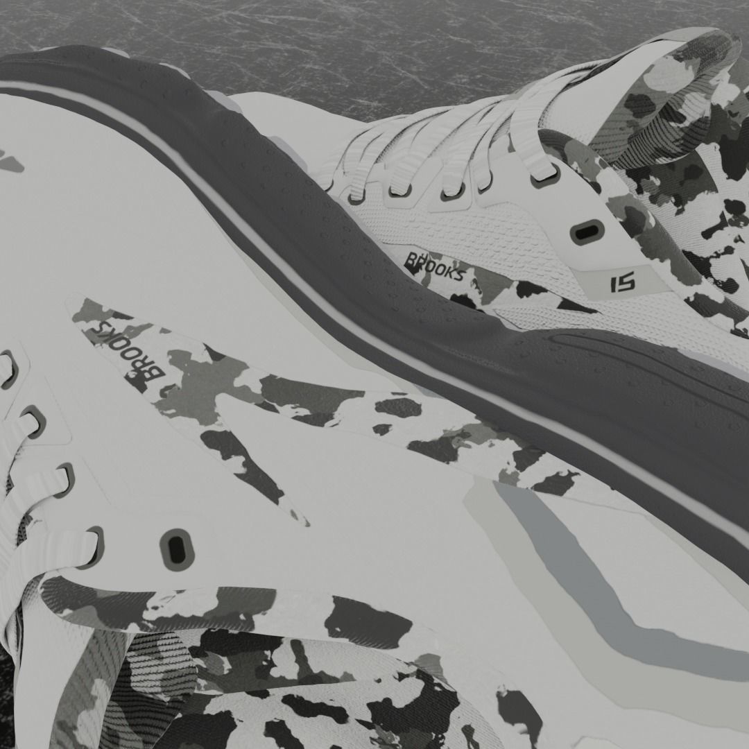 BROOKS GHOST 3D SHOES 3D model_8