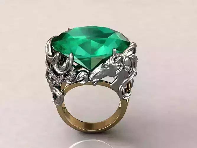 Ring Horse 3D print model