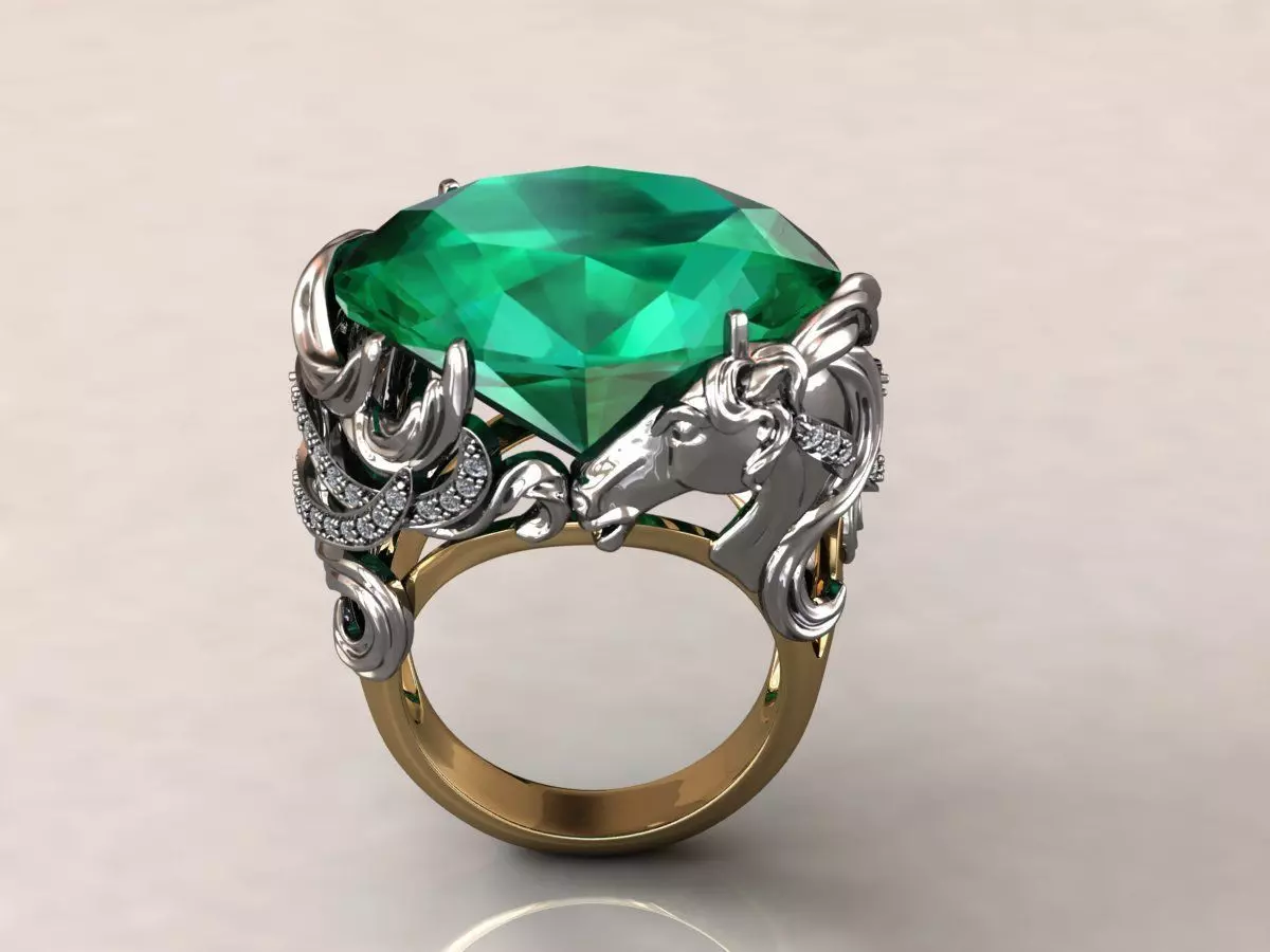 Ring Horse 3D print model_0