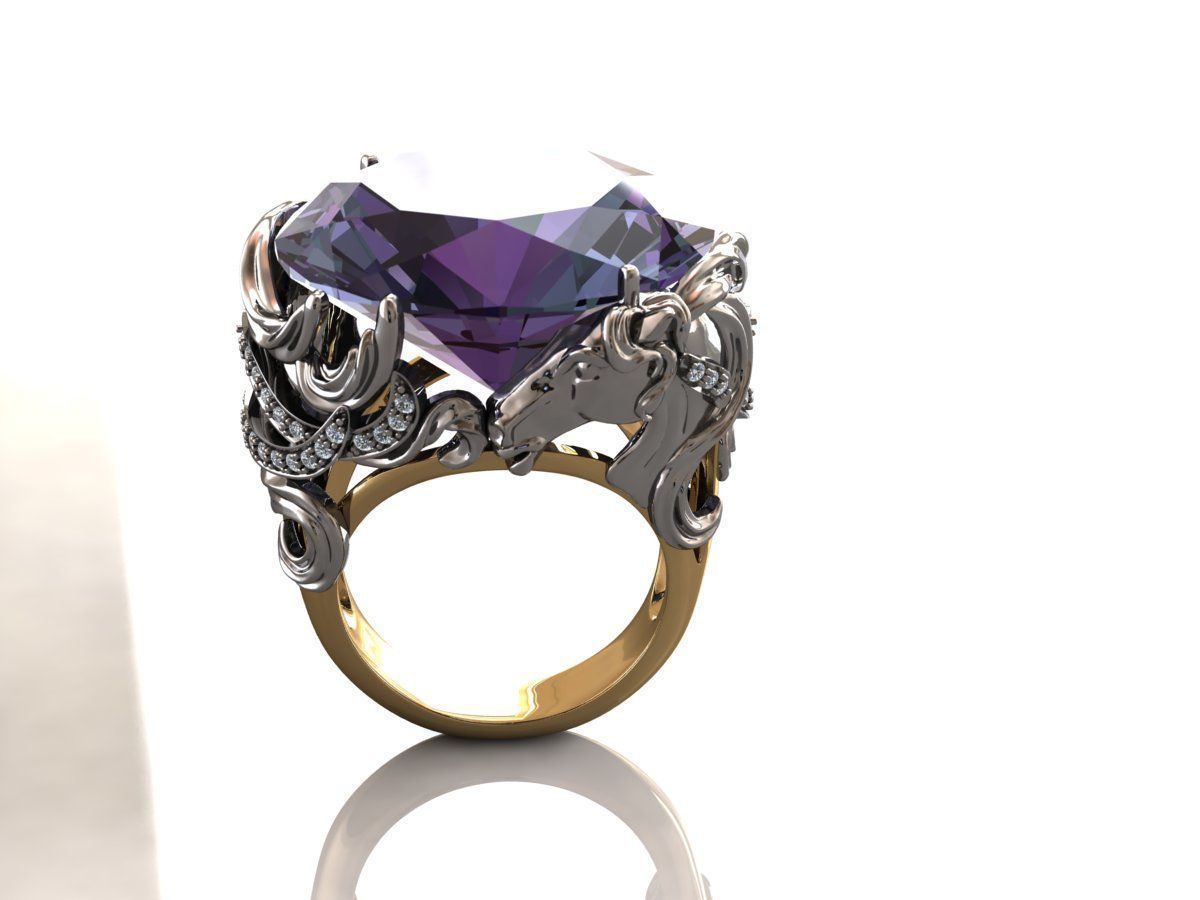 Ring Horse 3D print model_1