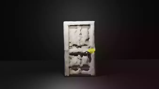 Deformed Door Low-Poly