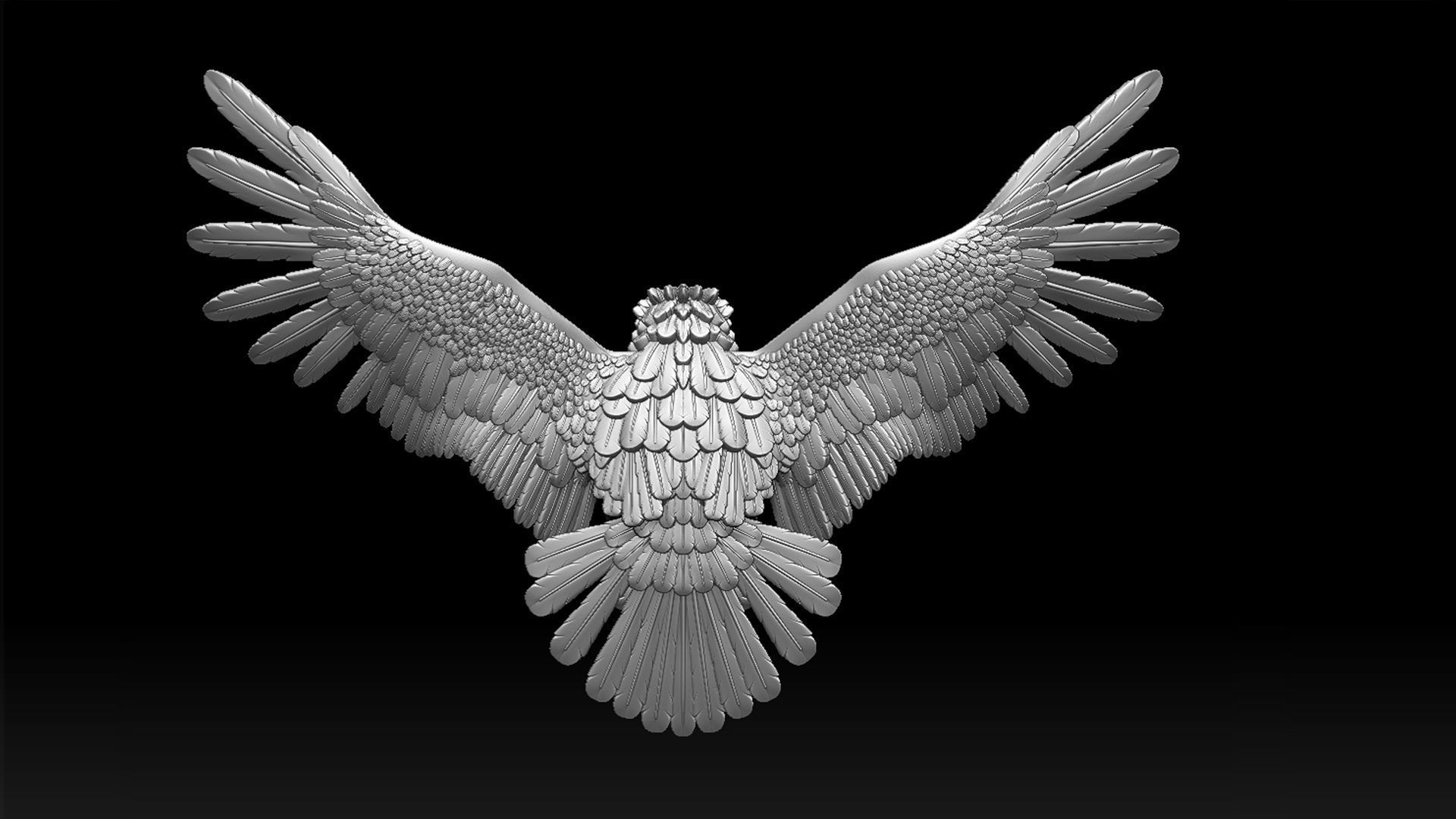 eagle 3D print model_22