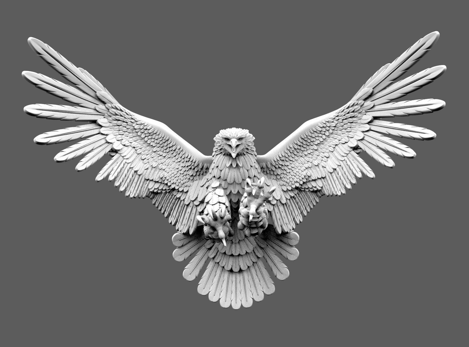 eagle 3D print model_17