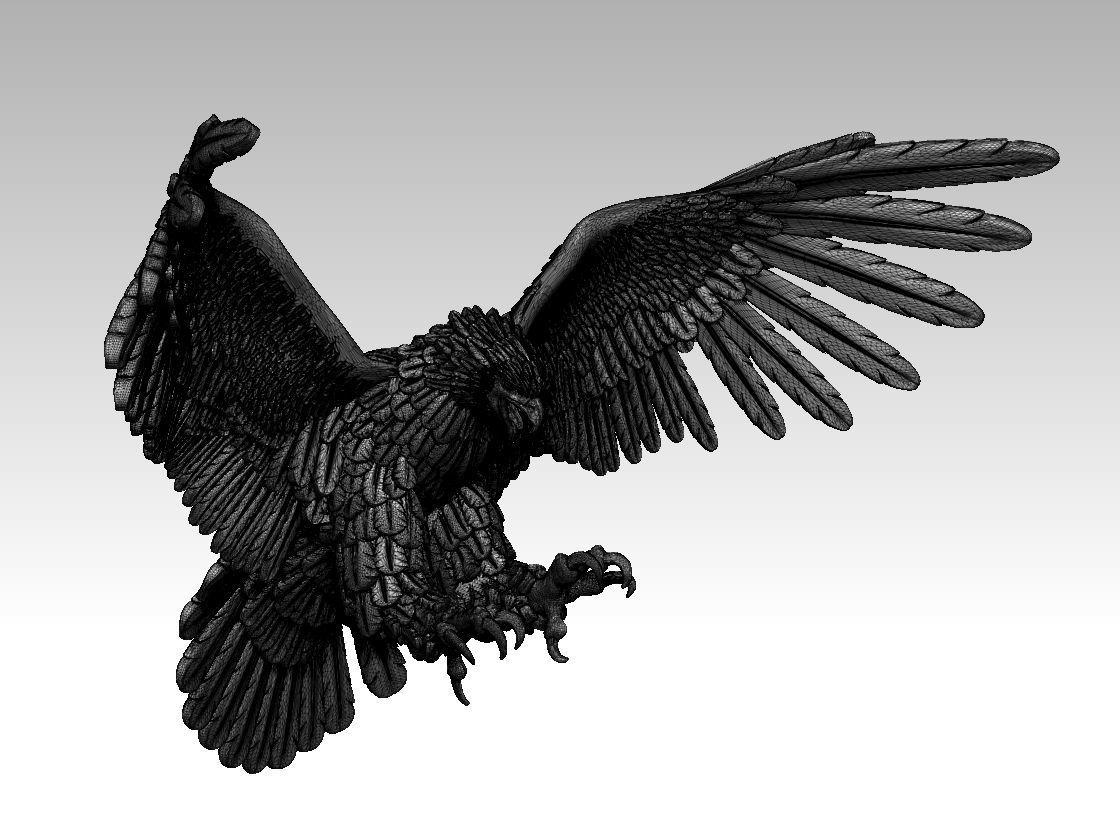 eagle 3D print model_88