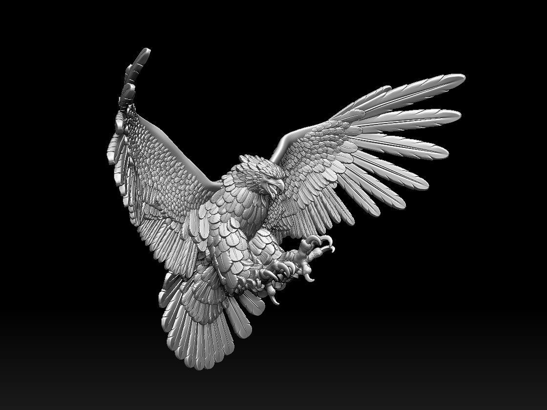 eagle 3D print model_24
