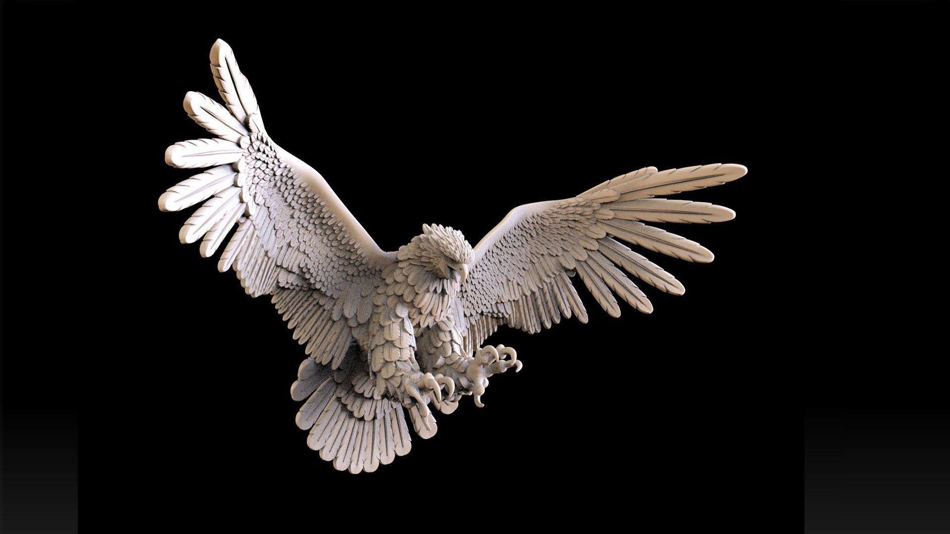 eagle 3D print model_46
