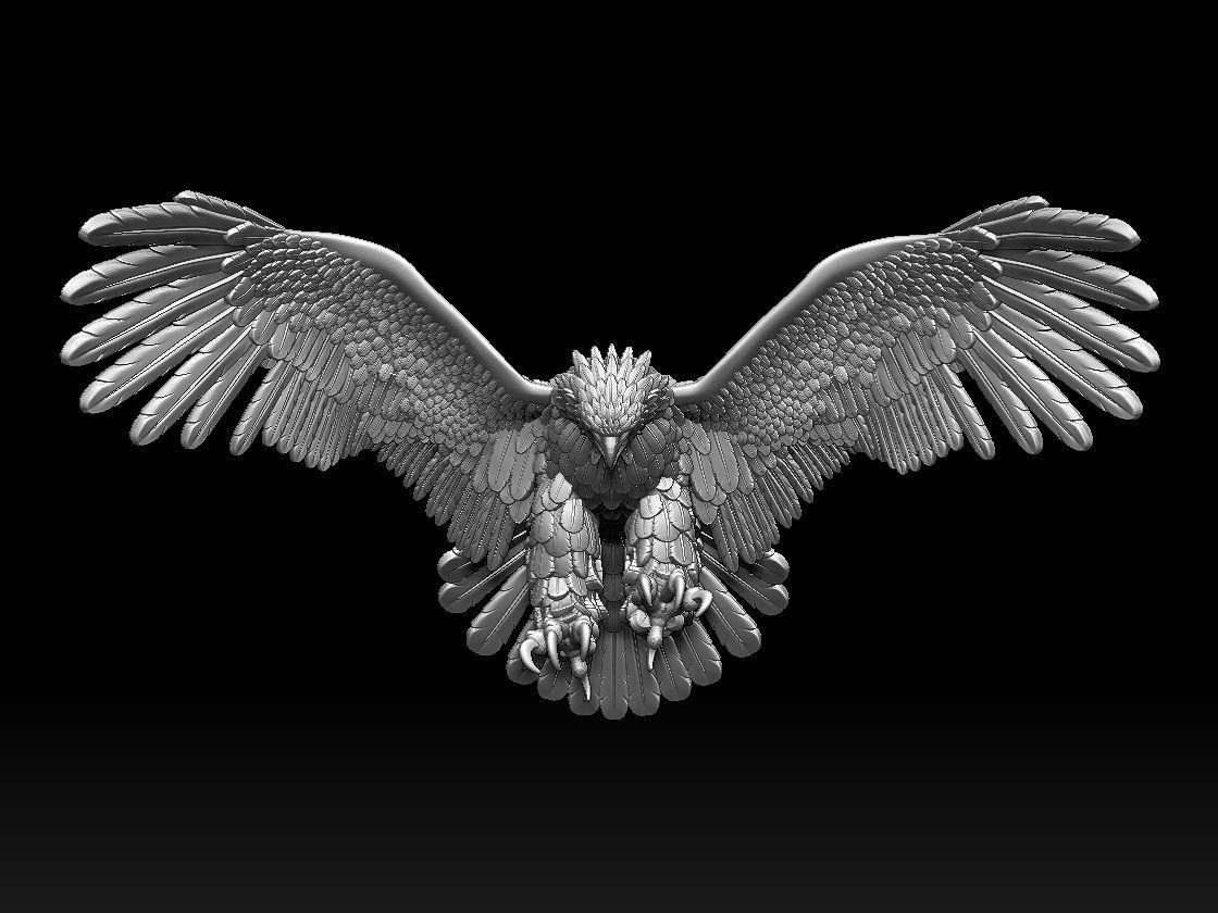 eagle 3D print model_108