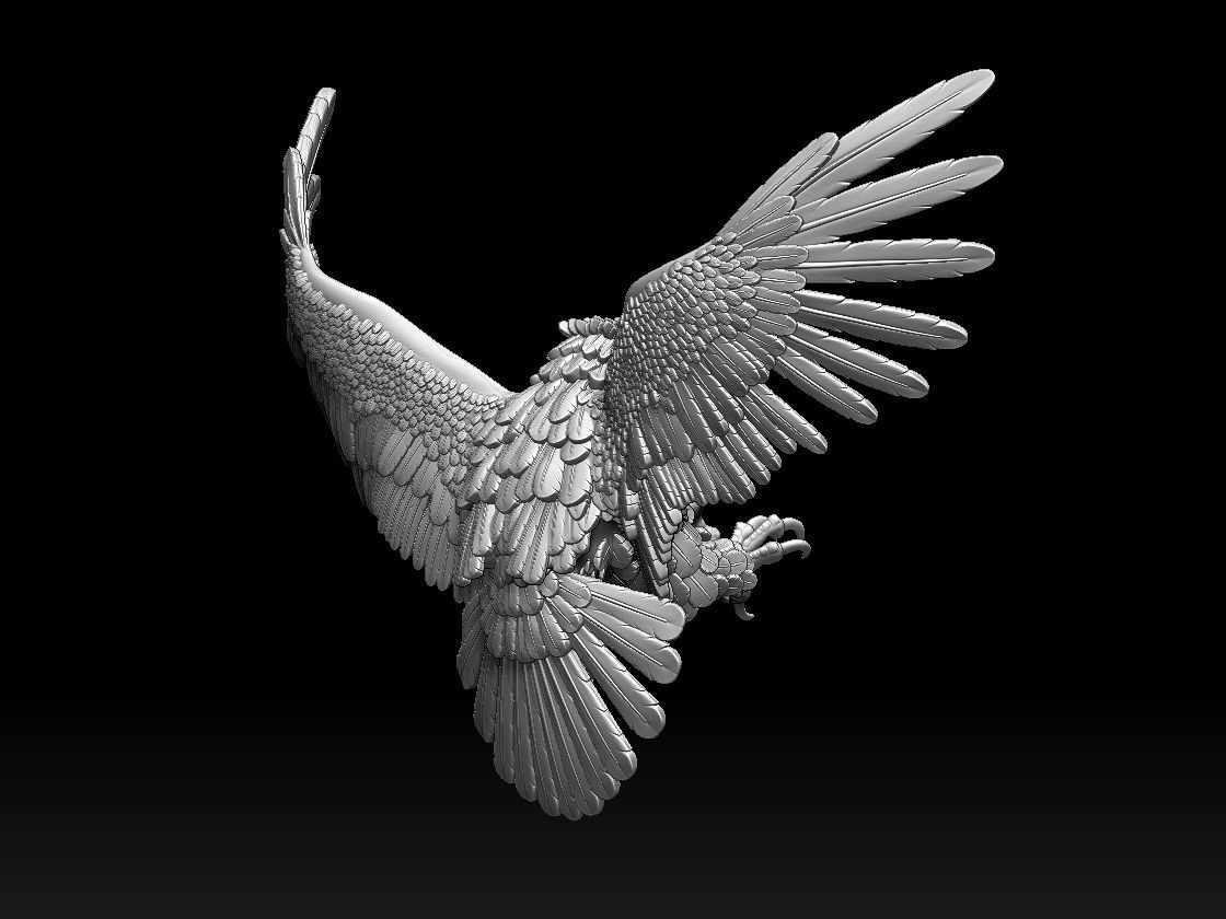 eagle 3D print model_98