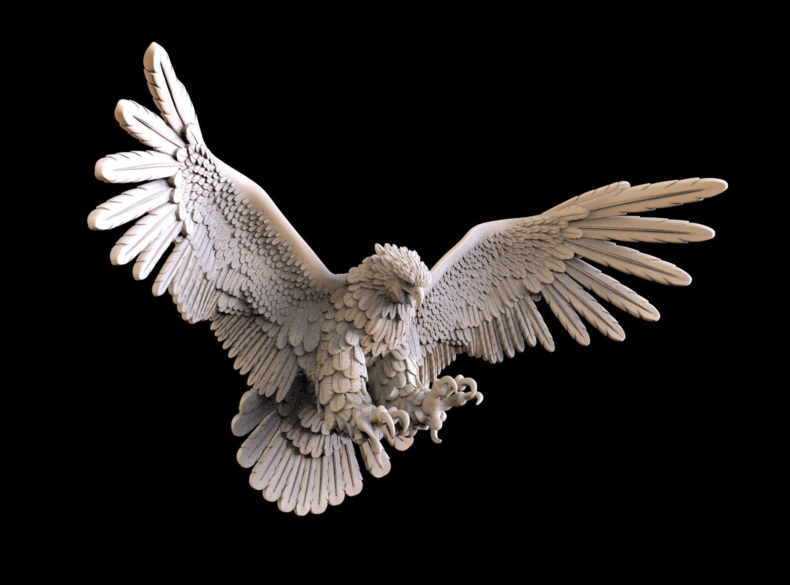 eagle 3D print model_60