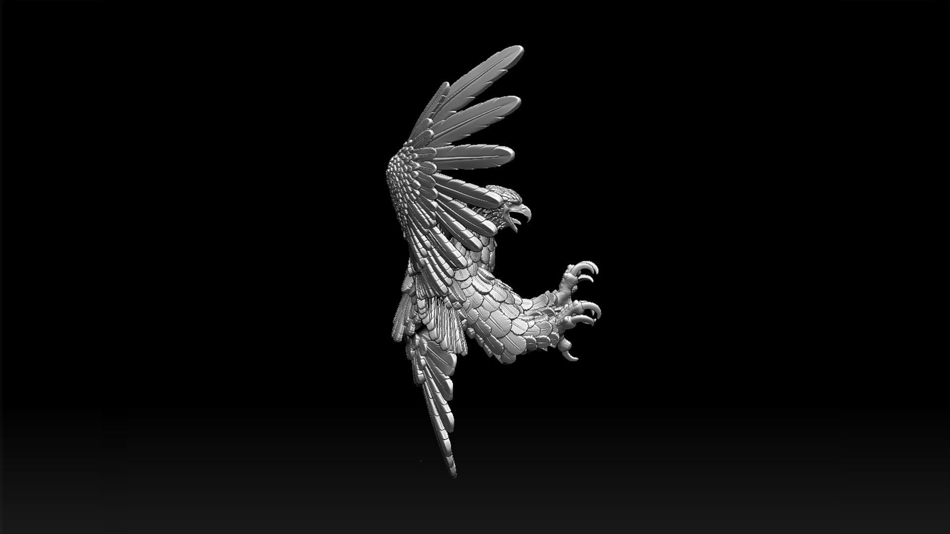 eagle 3D print model_64