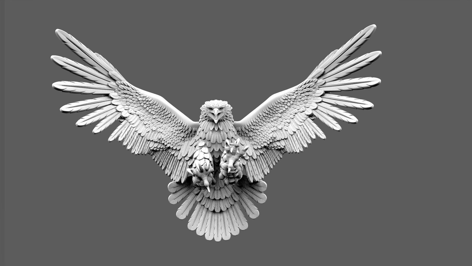 eagle 3D print model_91