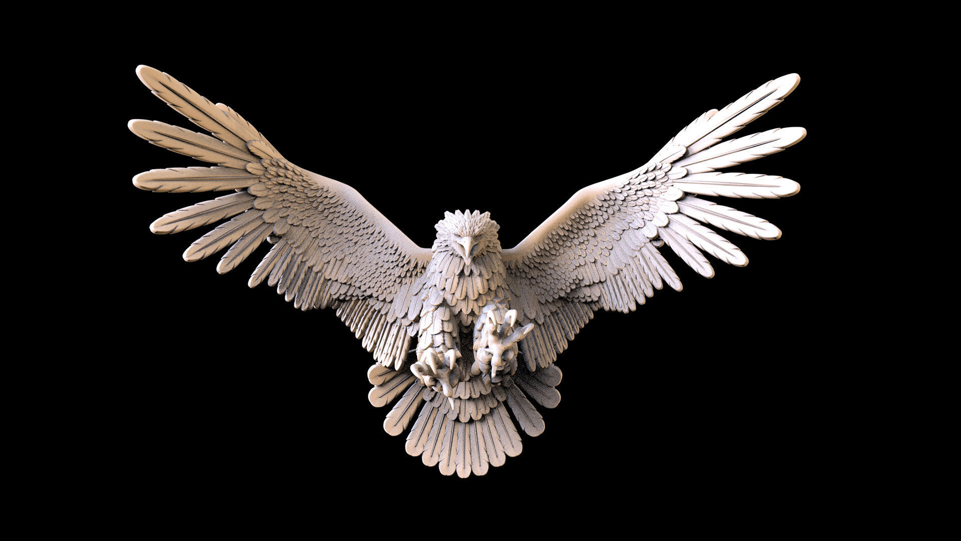 eagle 3D print model_28