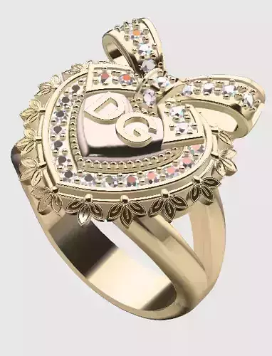 Anillo Dolce  Gabbana 3D print model