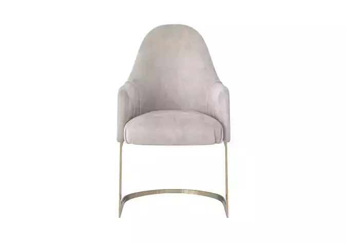 Refined chair with armrests by MODENESE 3D model