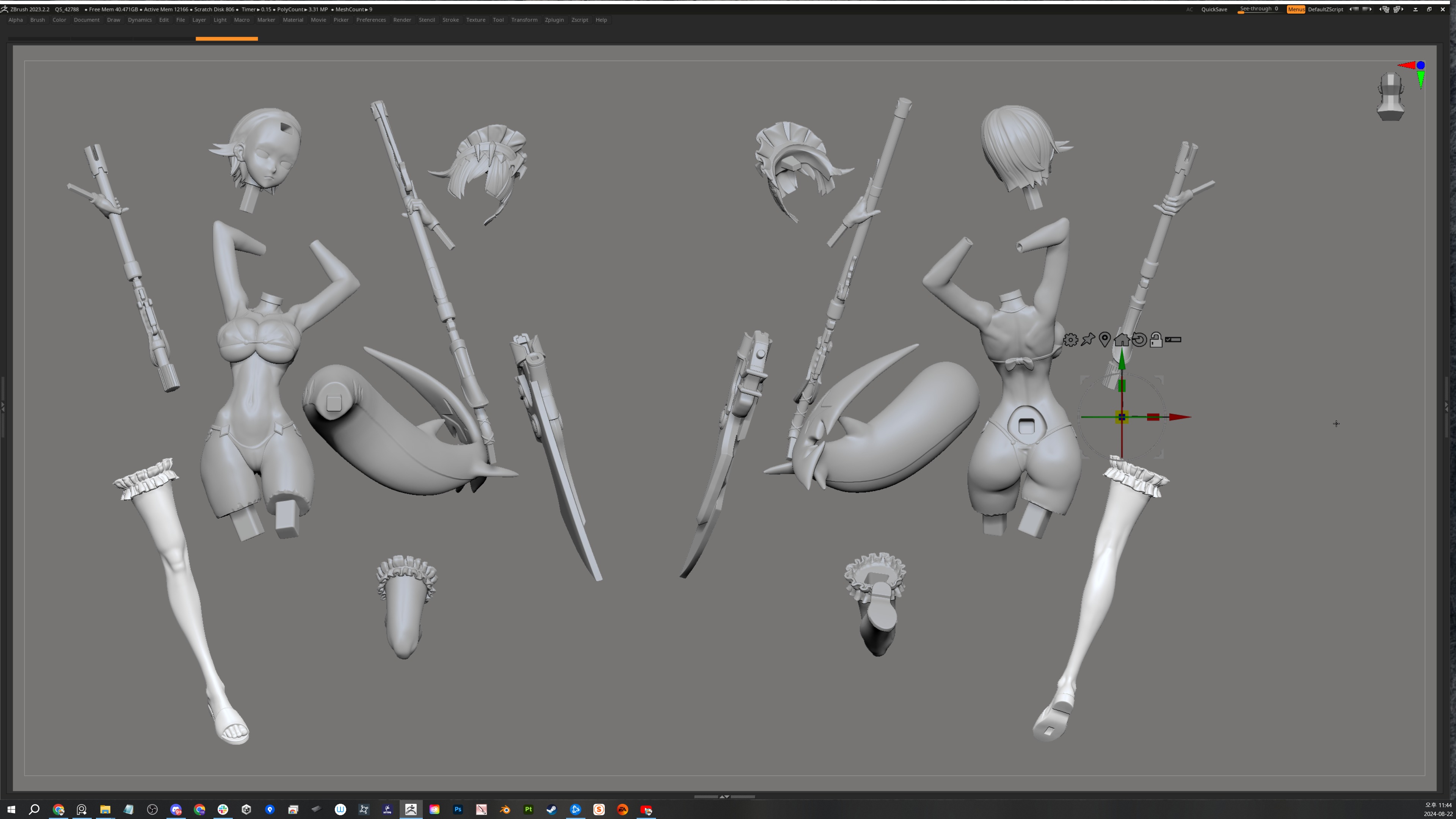 Ellen joe Zenless Zone Zero 3d print 3D print model_10