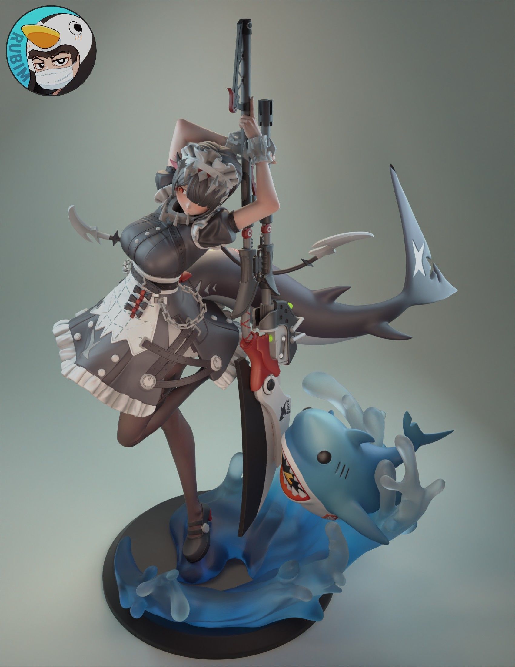 Ellen joe Zenless Zone Zero 3d print 3D print model_2