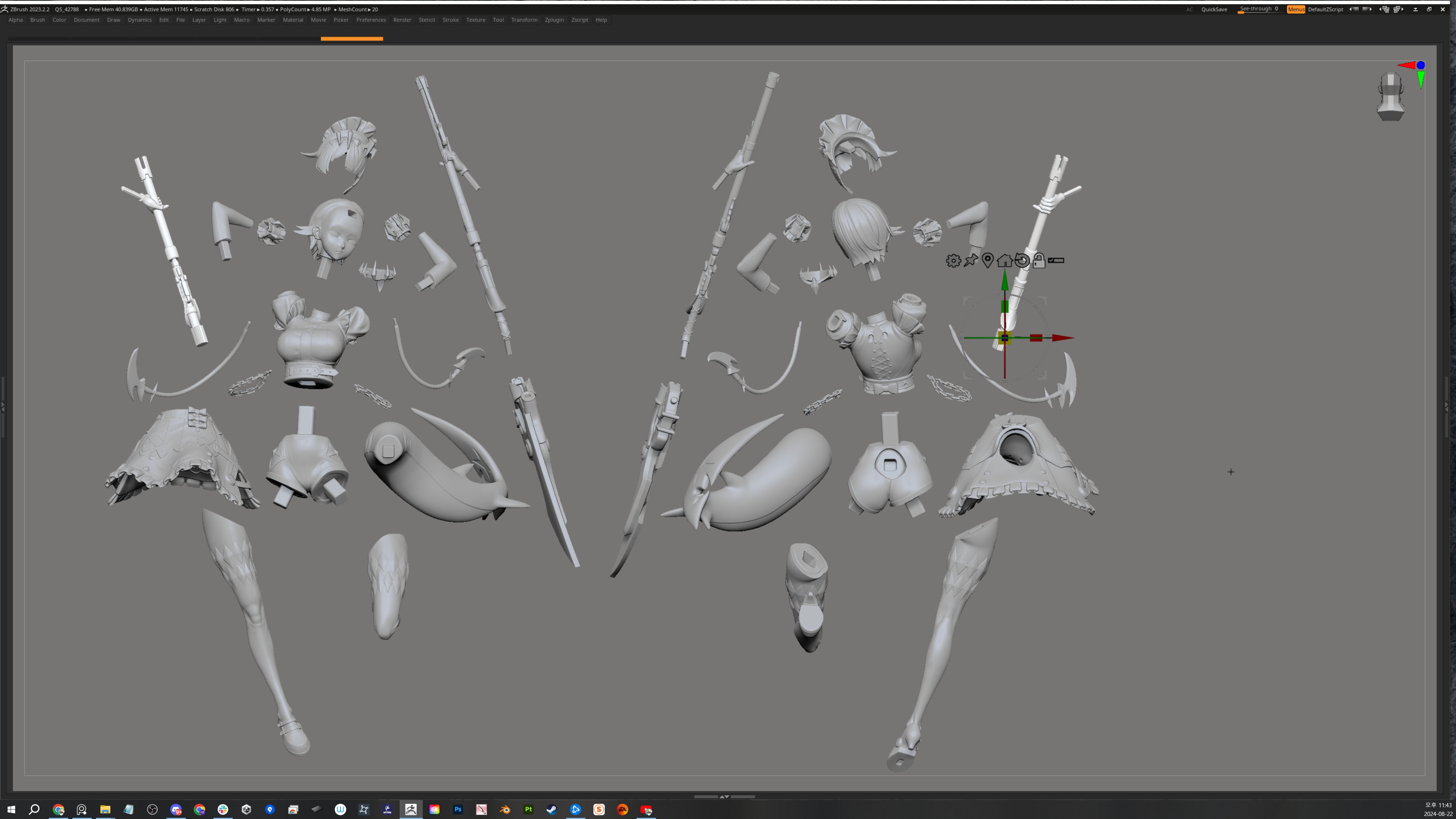 Ellen joe Zenless Zone Zero 3d print 3D print model_9