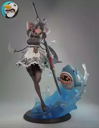Ellen joe Zenless Zone Zero  3d print 3D print model