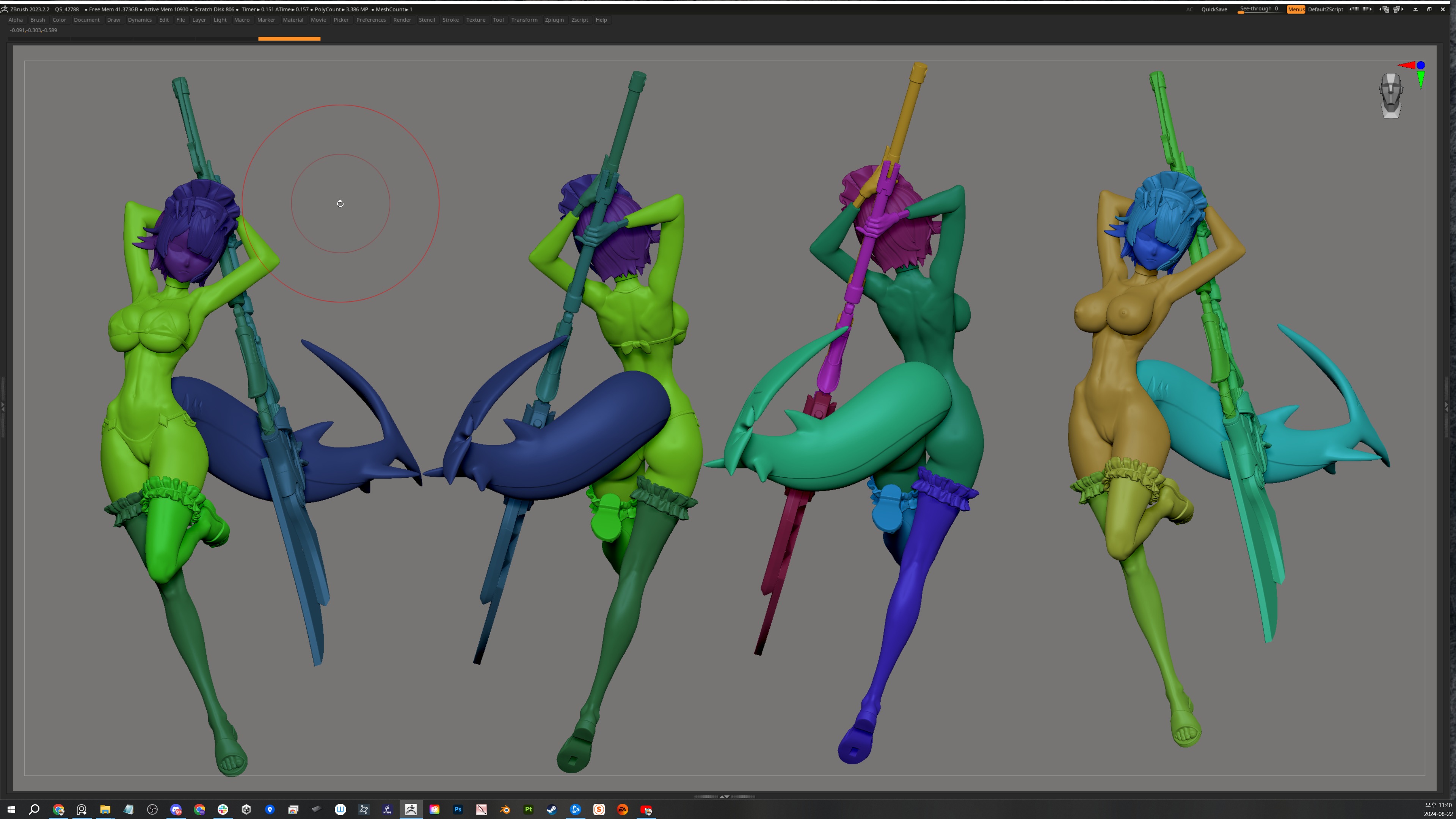 Ellen joe Zenless Zone Zero 3d print 3D print model_8