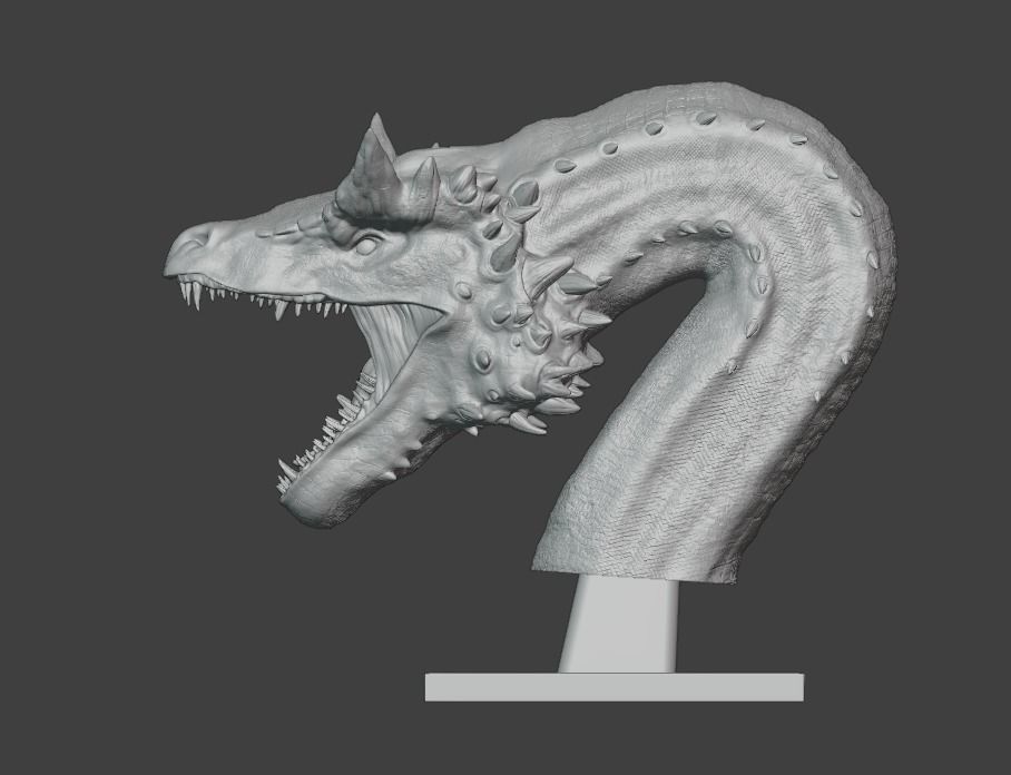 Caraxes House of the Dragons 3D print model_2