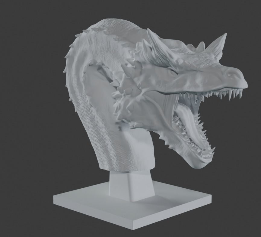 Caraxes House of the Dragons 3D print model_1