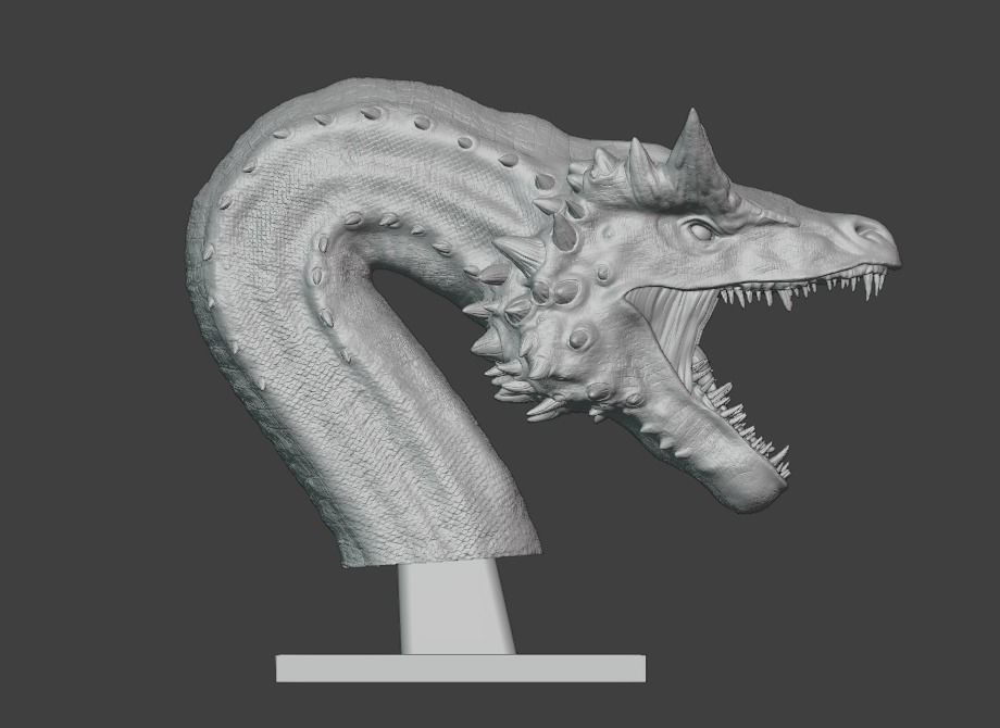 Caraxes House of the Dragons 3D print model_3