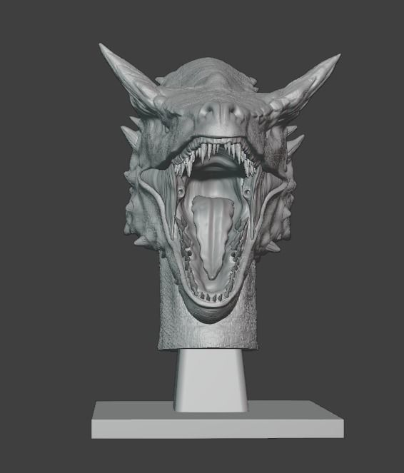 Caraxes House of the Dragons 3D print model_4
