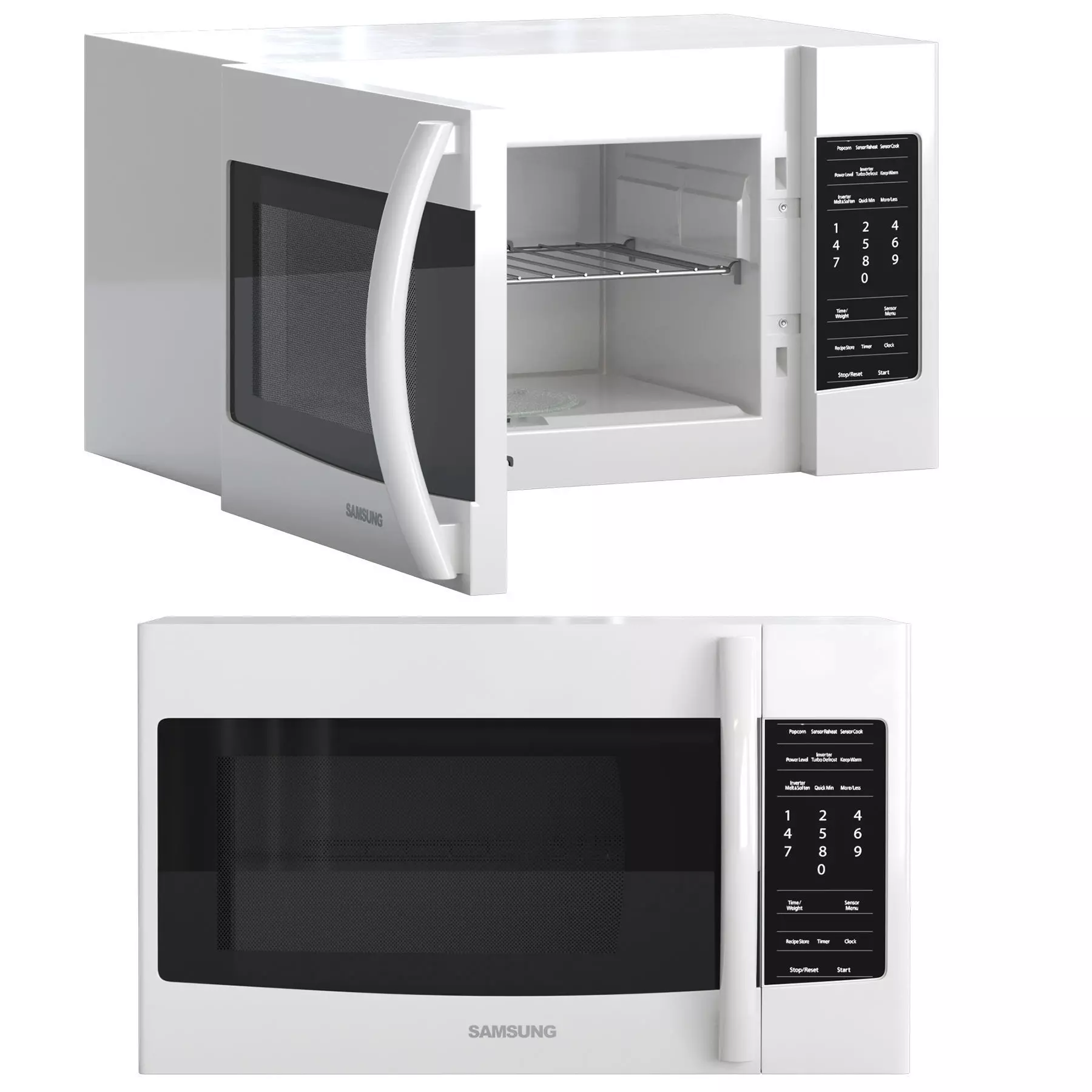 Microwave Samsung 3D model_0
