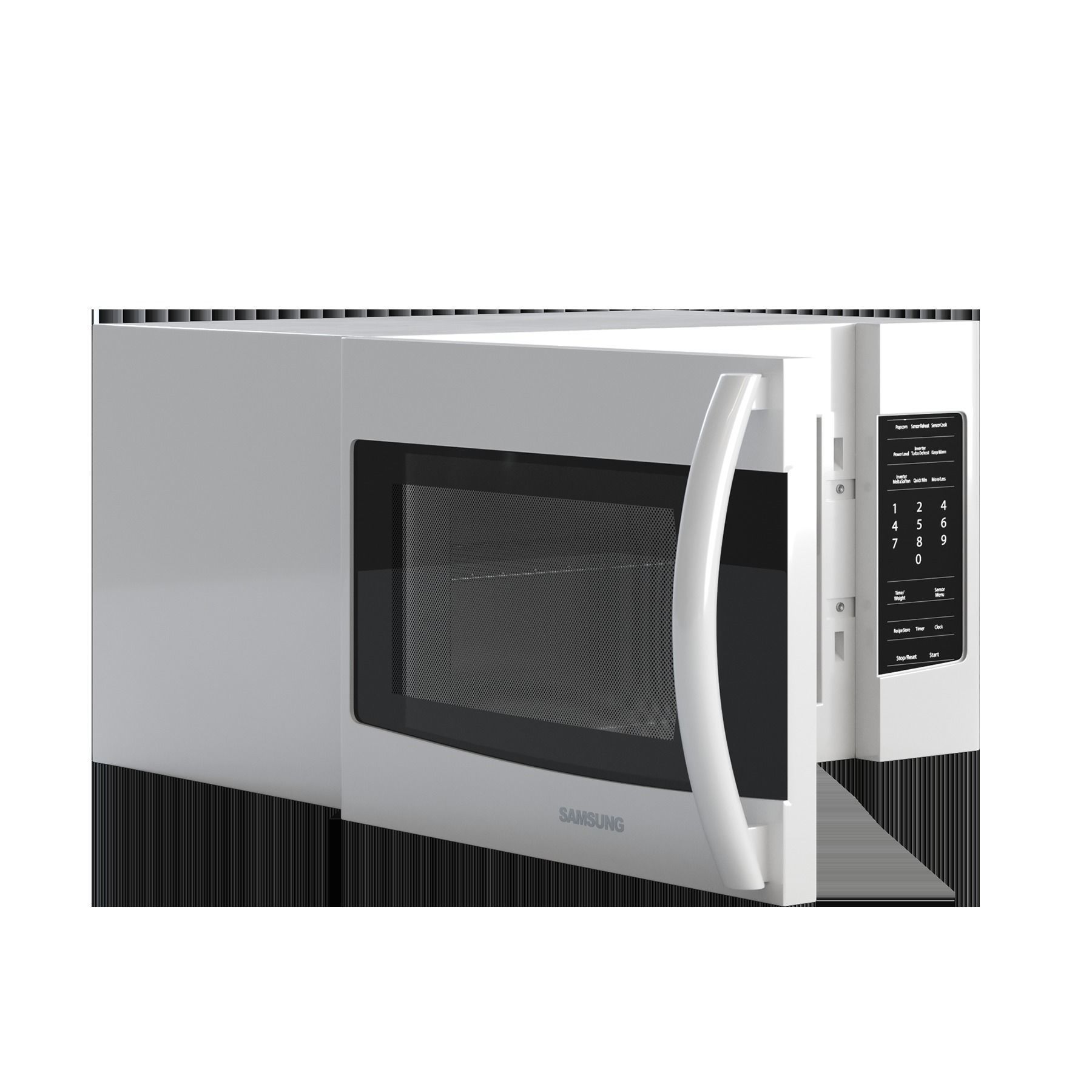 Microwave Samsung 3D model_4