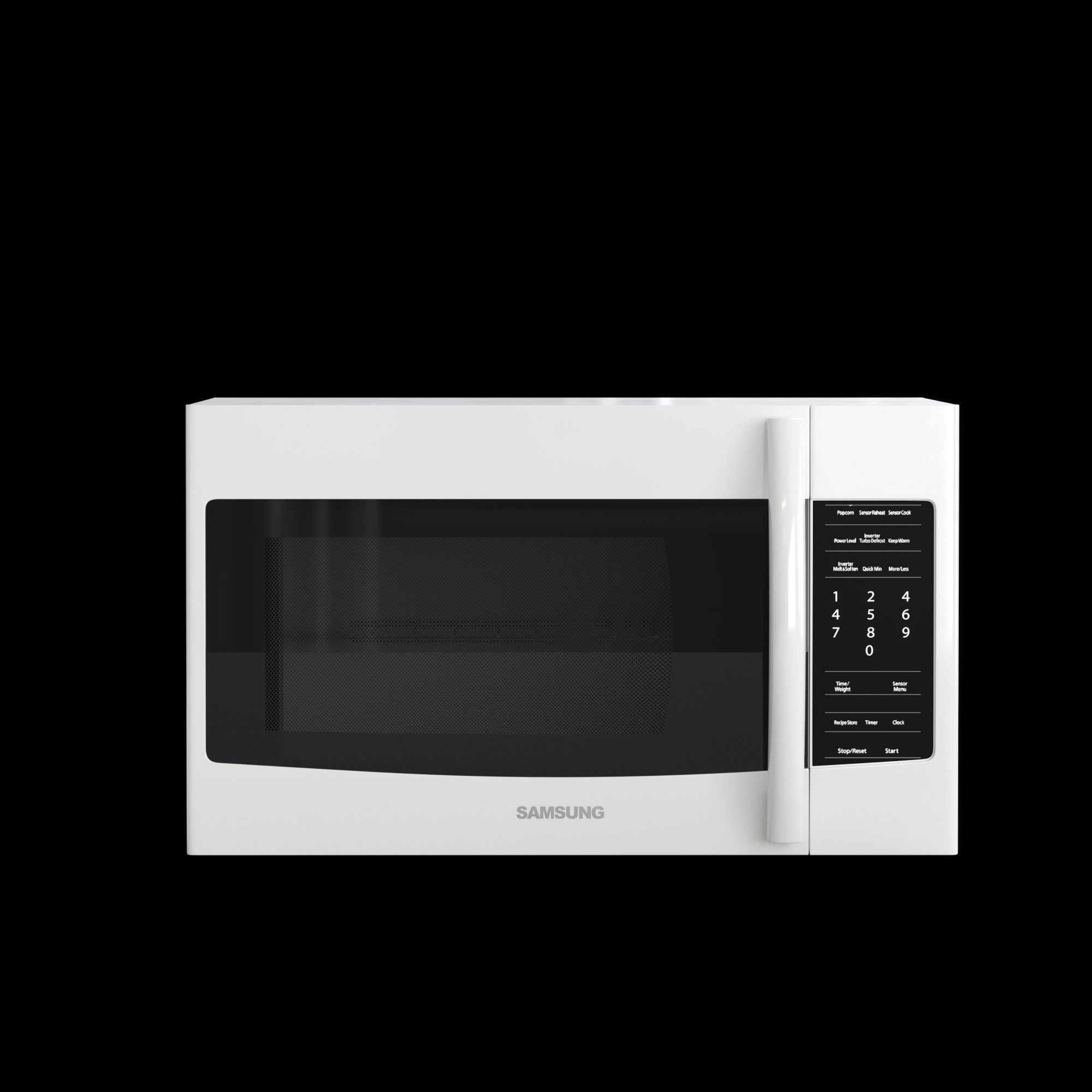 Microwave Samsung 3D model_2